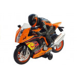 Motocykel 2.4G RC - oranžový